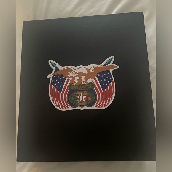 NFL LIMITED EDT Jeff Hamilton Dallas Cowboys Vegan Leather Hoodie with Gift Box - Picture 13 of 16